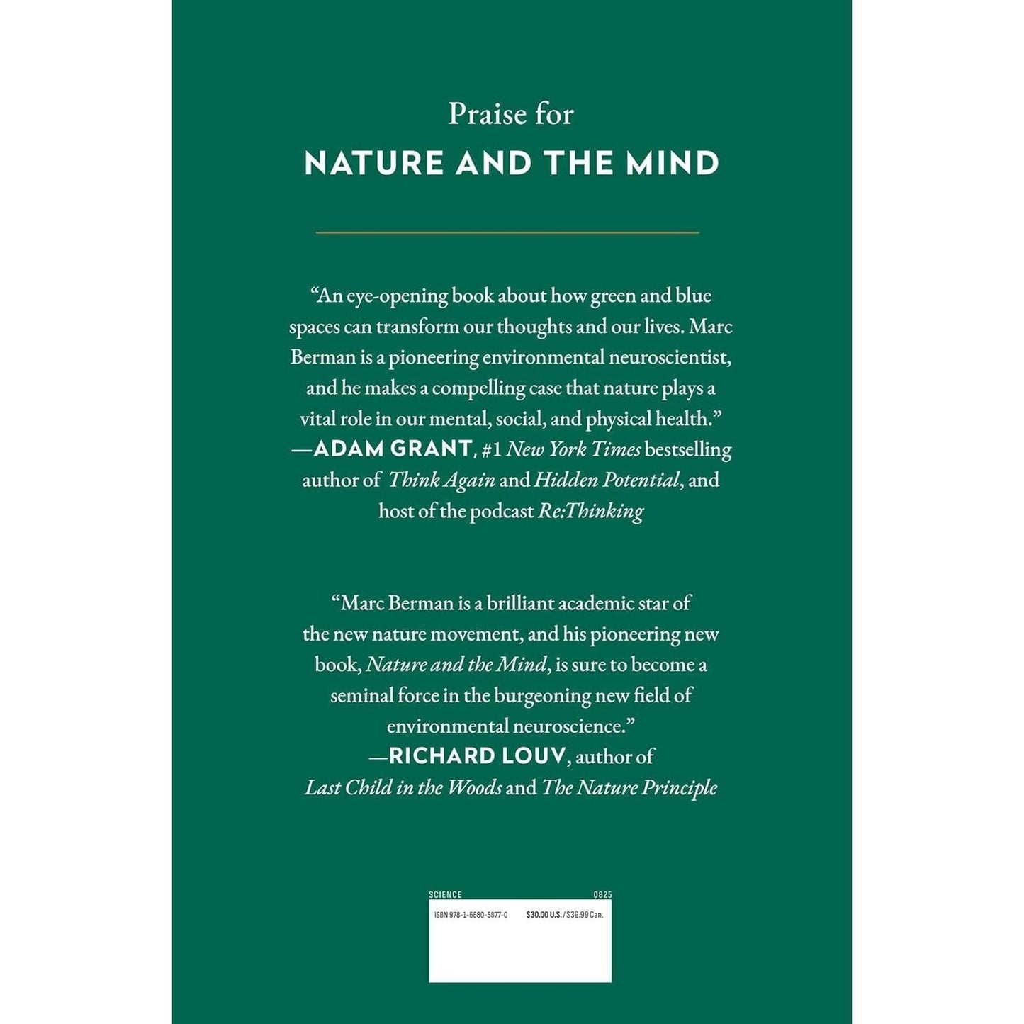 Nature and the Mind: The Science of How Nature Improves Cognitive, Physical, and Social Well-Being