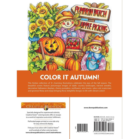 Creative Haven Autumn Harvest Coloring Book