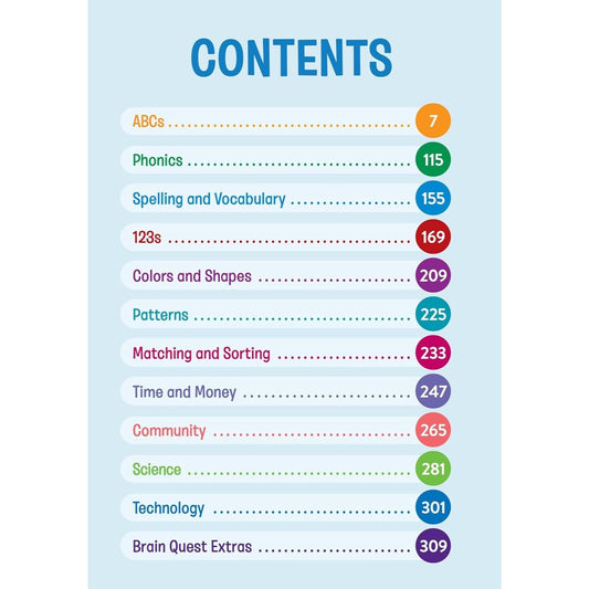 Brain Quest Workbook: Kindergarten Revised Edition (Revised)