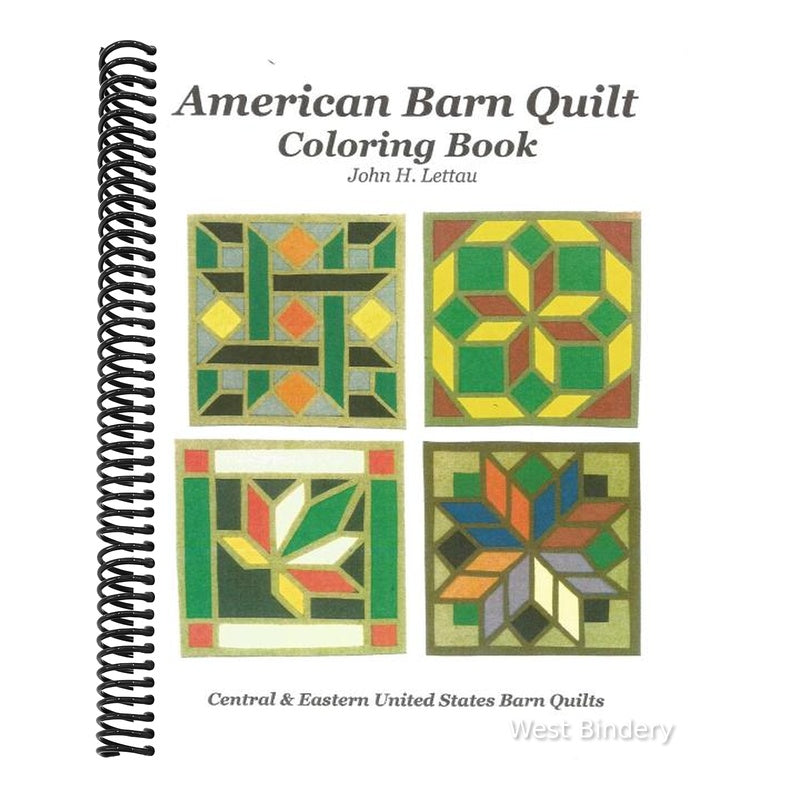 American Barn Quilt Coloring Book