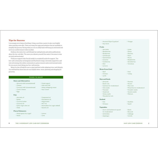 The 5-Ingredient Low-Carb Diet Cookbook: 100 Easy Recipes for Better Health