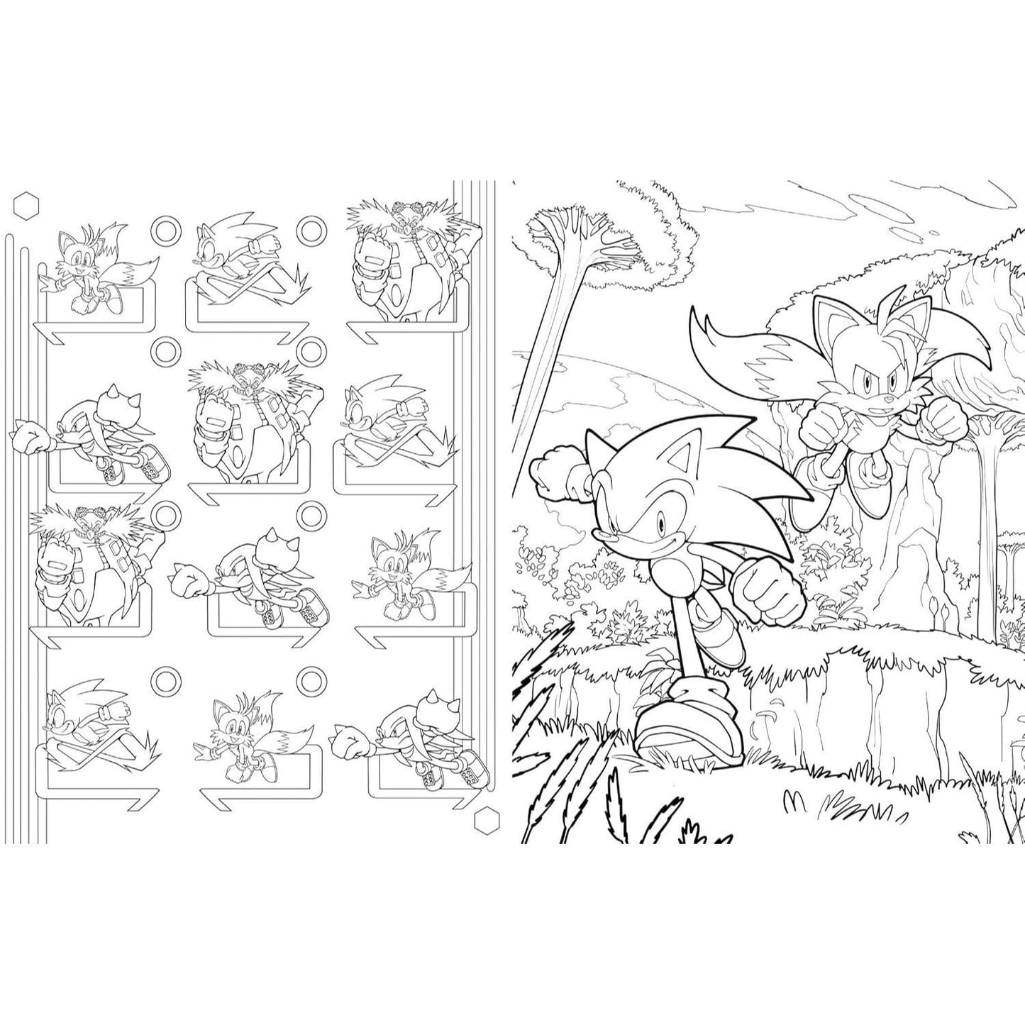 Sonic the Hedgehog: The Official Adult Coloring Book