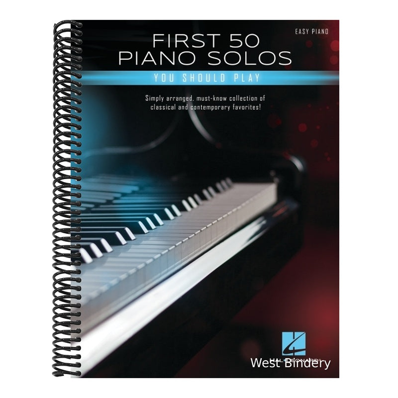 First 50 Piano Solos You Should Play - Songbook Featuring Simple Arrangements of Classical and Contemporary Favorites