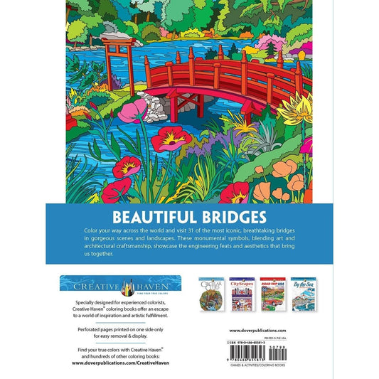 Creative Haven Bridges Coloring Book