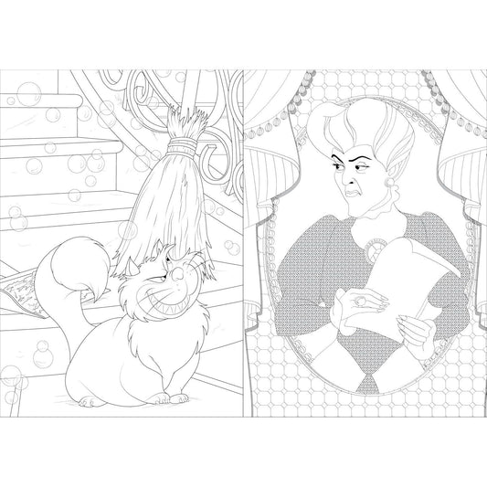 Art of Coloring: Disney Villains (Spiral Bound)