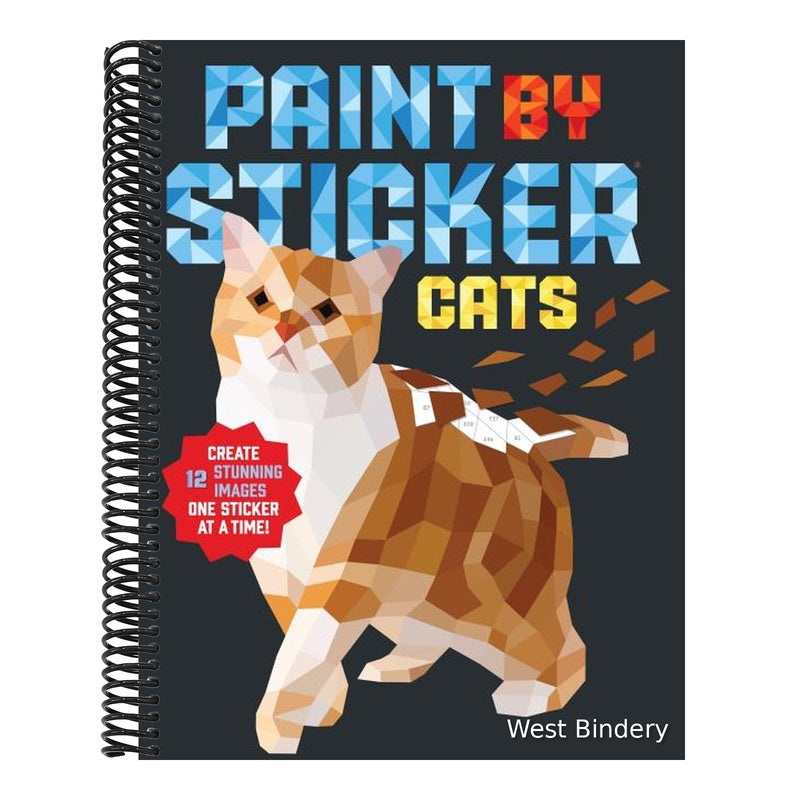 Paint by Sticker (Official): Cats: Create 12 Stunning Images One Sticker at a Time!