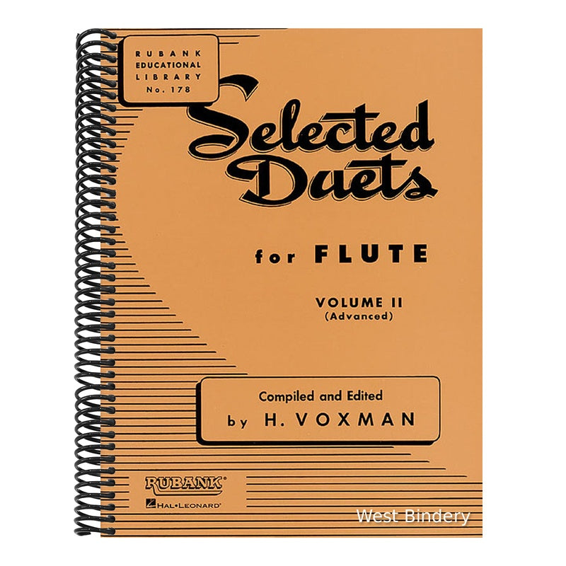 Selected Duets for Flute, Vol. 2 Advanced Songbook Classical Flute Sheet Music and Duet Collection Ensemble Training for Performers and Students Ruban