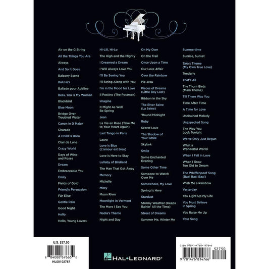 100 of the Most Beautiful Piano Solos Ever | Piano Sheet Music Book for Intermediate Players | Classical Pop and Jazz Standards | Essential Solo Repertoire for Adult Students Teachers and Pianists
