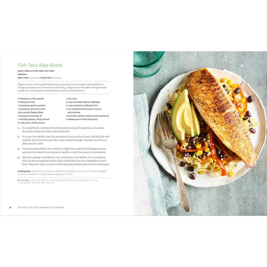 The First-Time Mom's Pregnancy Cookbook: A Nutrition Guide, Recipes, and Meal Plans for a Healthy Pregnancy