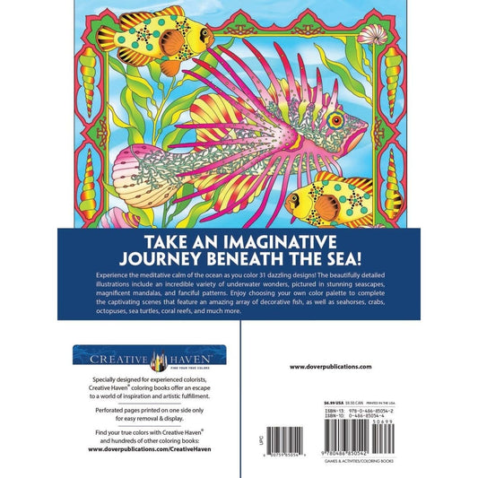 Creative Haven Enchanting Oceans Coloring Book