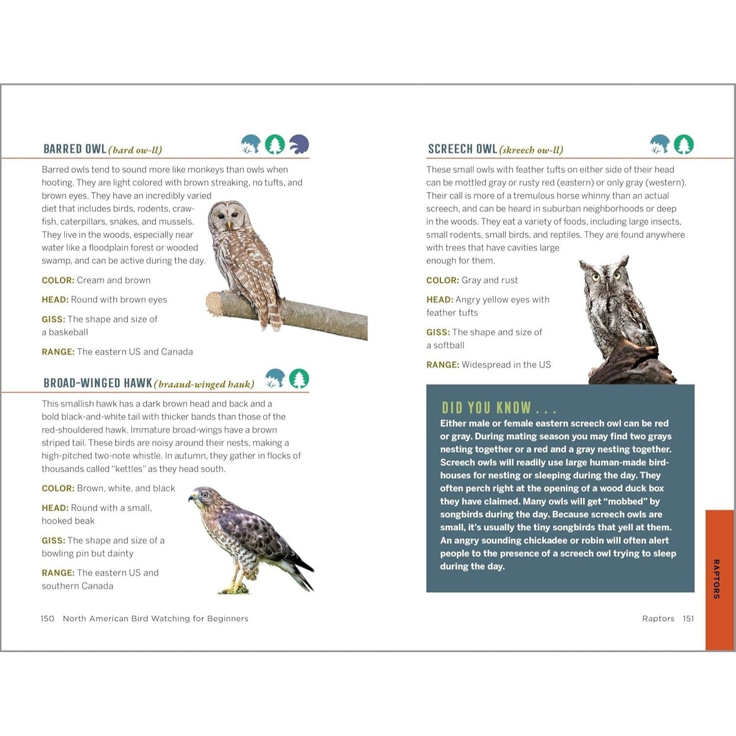North American Bird Watching for Beginners: Field Notes on 150 Species to Start Your Birding Adventures (Spiral Bound)