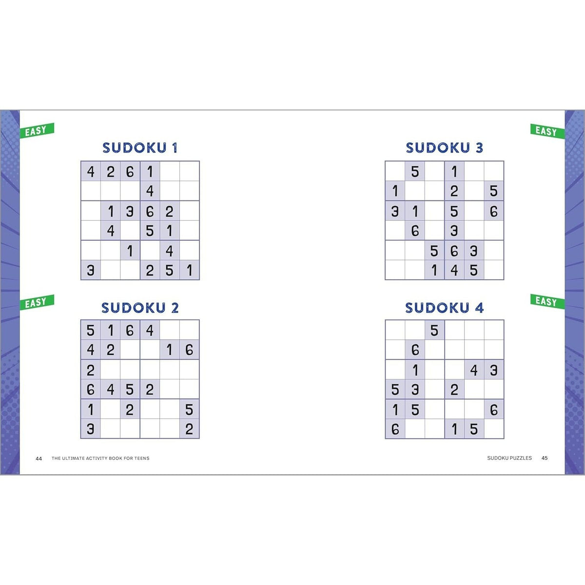 The Ultimate Activity Book for Teens: Crosswords, Cryptograms, Trivia, and More!