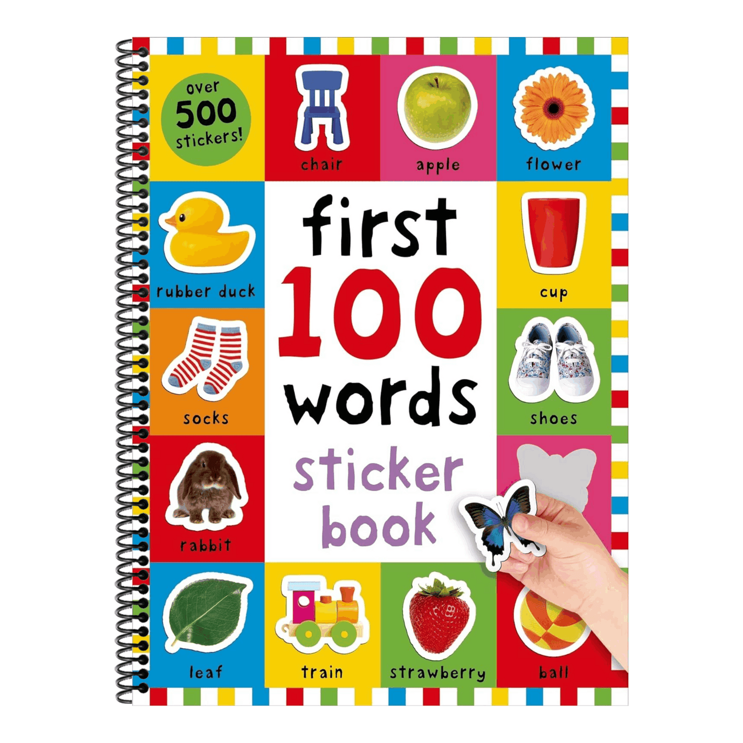 First 100 Stickers: Words: Over 500 Stickers (First 100) (Spiral Bound)