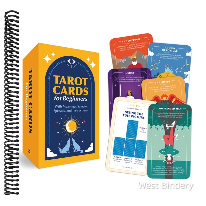 Tarot Cards for Beginners: Larger Size--With Meanings, Sample Spreads, and Instructions