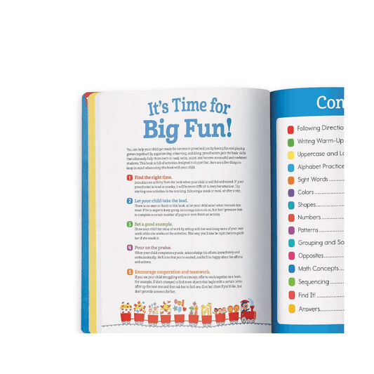 Preschool Big Fun Workbook: 256-Page Preschool Learning Workbook, Practice Math, Writing, Shapes and More with Puzzles and Activities for Preschoolers (Highlights Big Fun Activity Workbooks)