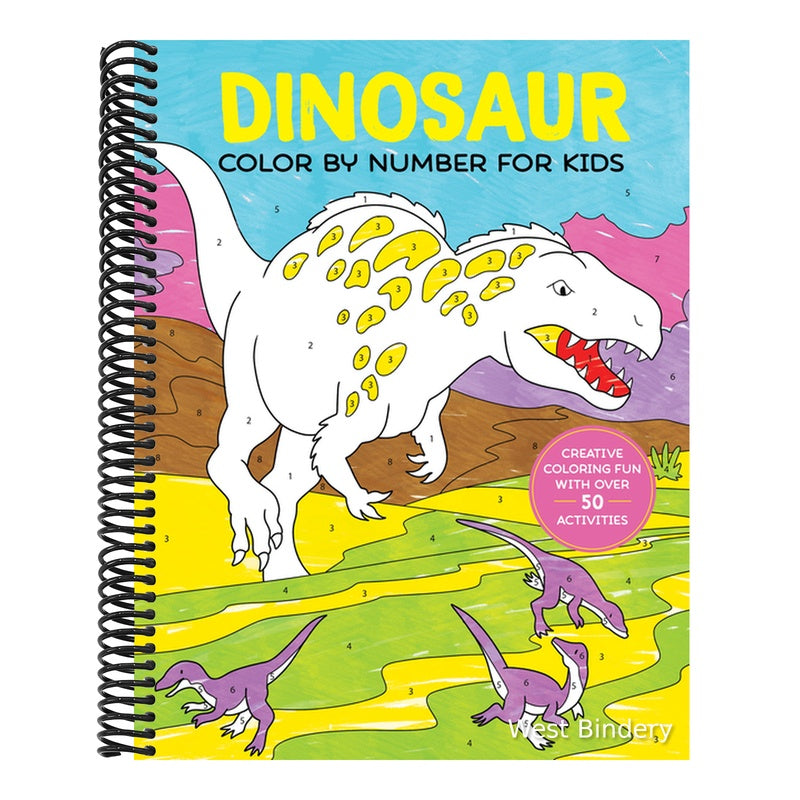 Dinosaur Color by Number for Kids: Creative Coloring Fun with Over 50 Activities