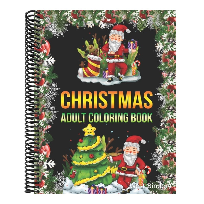 Christmas Adult Coloring Book: a beautiful coloring book with Christmas