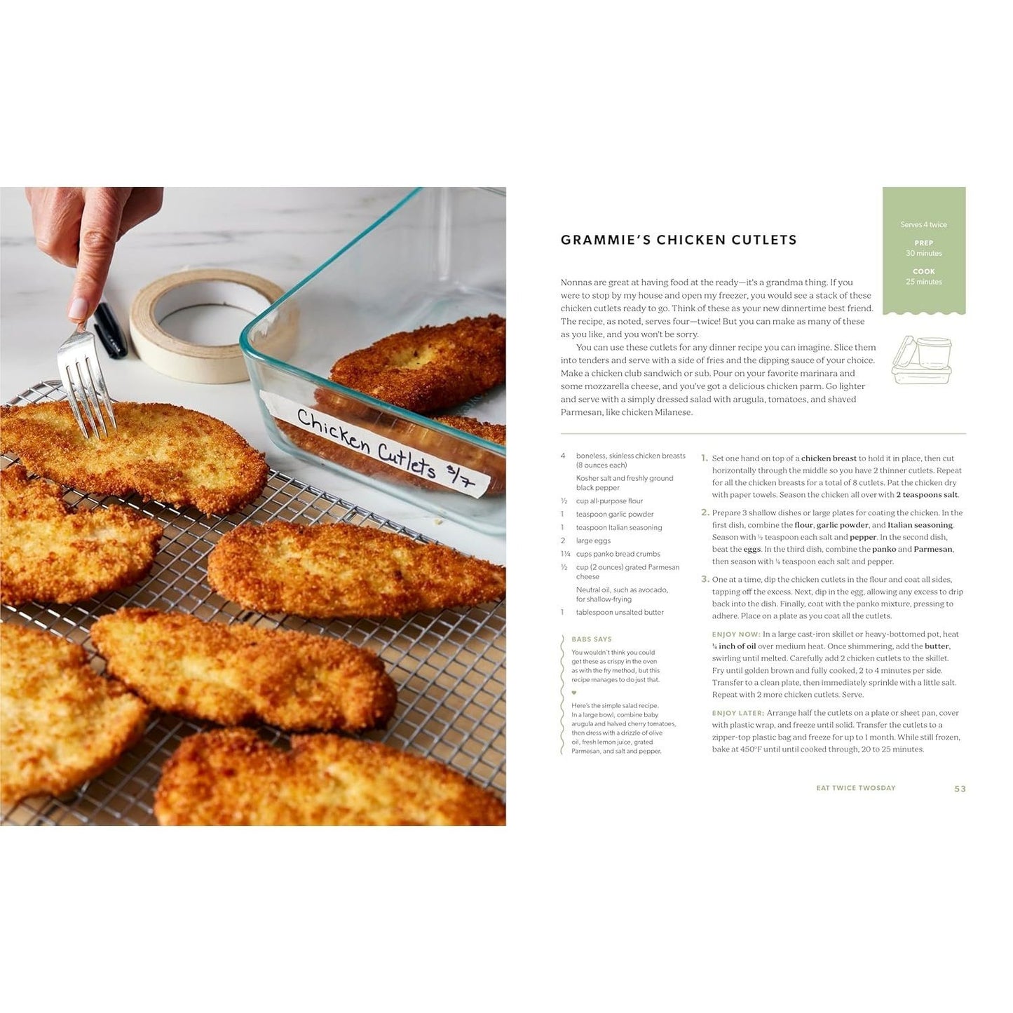 Every Day with Babs: 101 Family-Friendly Dinners for Every Day of the Week: A Cookbook (Spiral Bound)