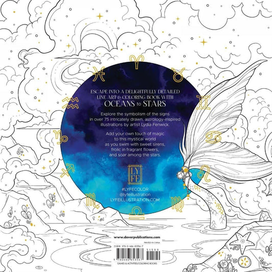 Oceans to Stars: An Astrology Art & Coloring Book