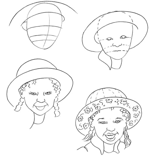 How to Draw Faces: Step-By-Step Drawings!