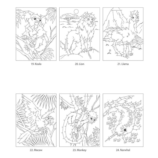 Wild Animals Dot-To-Dot Fun!: Count from 1 to 101