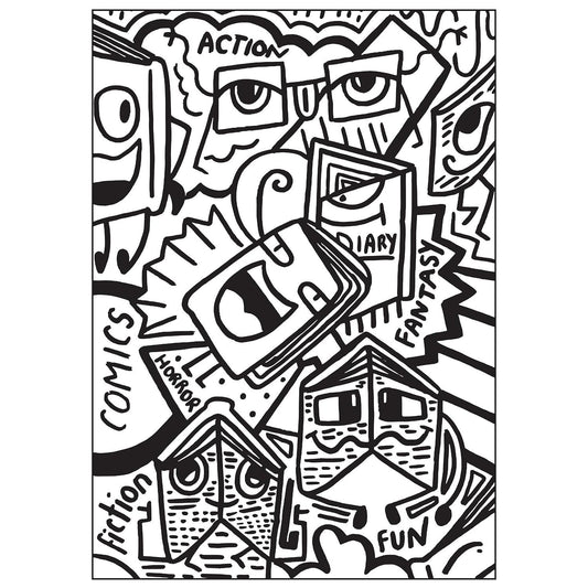 The Official Doodle Boy Coloring Book
