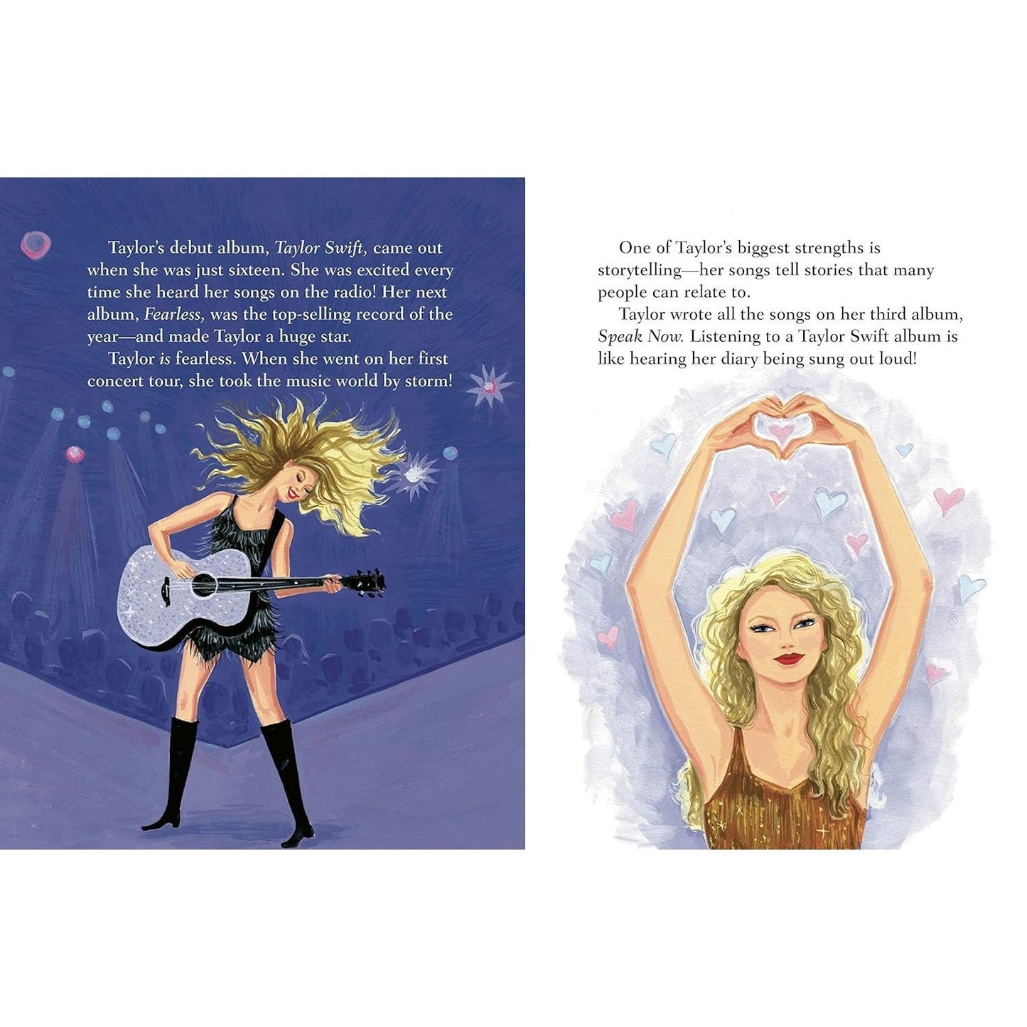 Taylor Swift: A Little Golden Book Biography (Spiral Bound)
