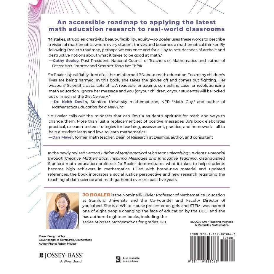 Mathematical Mindsets: Unleashing Students' Potential Through Creative Mathematics, Inspiring Messages and Innovative Teaching
