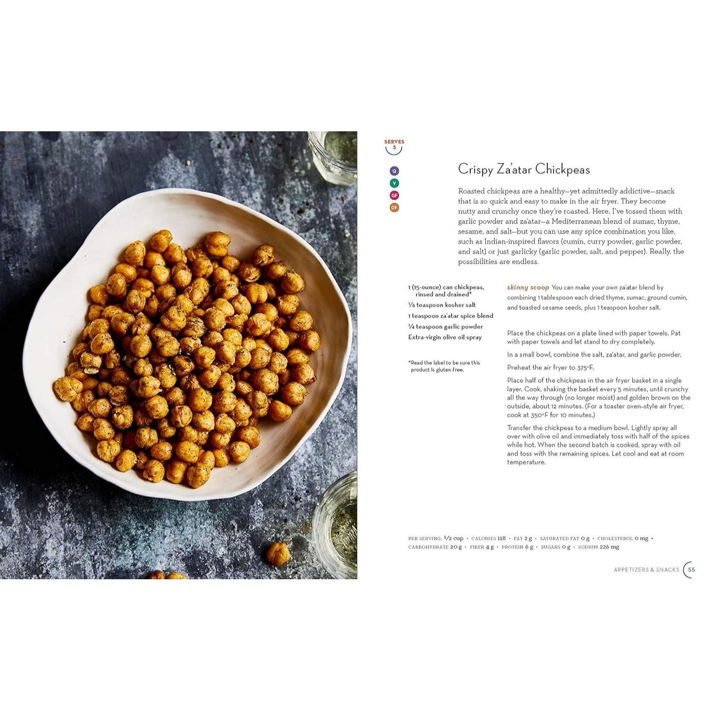 The Skinnytaste Air Fryer Cookbook: The 75 Best Healthy Recipes for Your Air Fryer (Spiral Bound)
