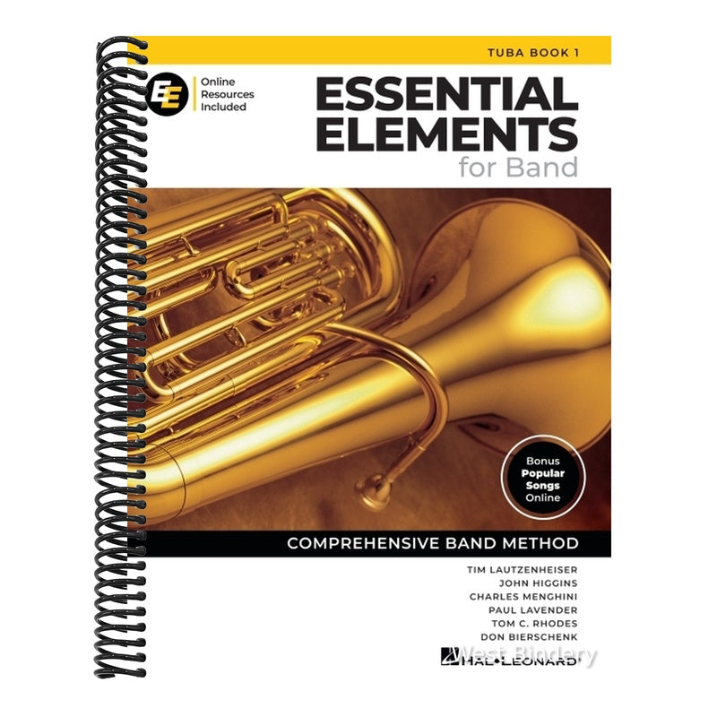 Essential Elements for Band Tuba Book 1 with Eei Online Resources Tuba Method Songbook and Sheet Music for School Band Students and Teachers Comprehen