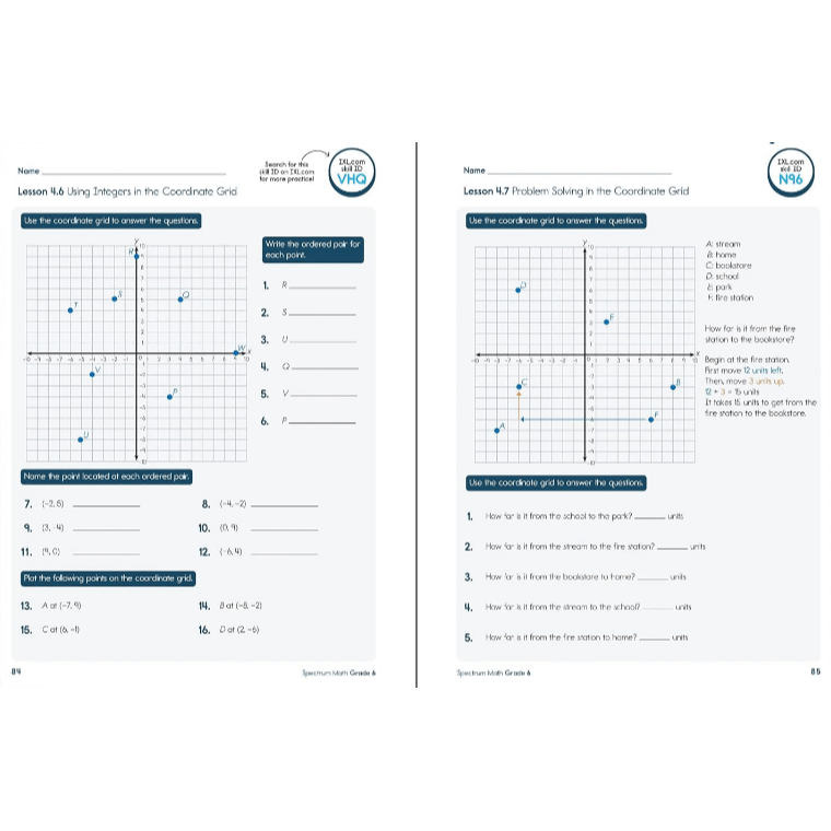 Spectrum Math Workbook, Grade 6