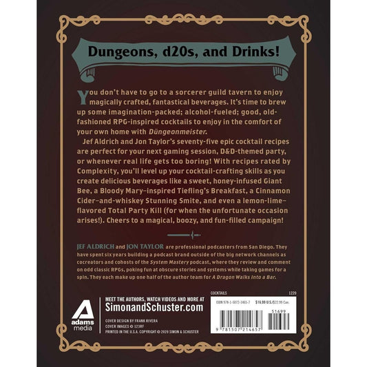 Düngeonmeister: 75 Epic RPG Cocktail Recipes to Shake Up Your Campaign