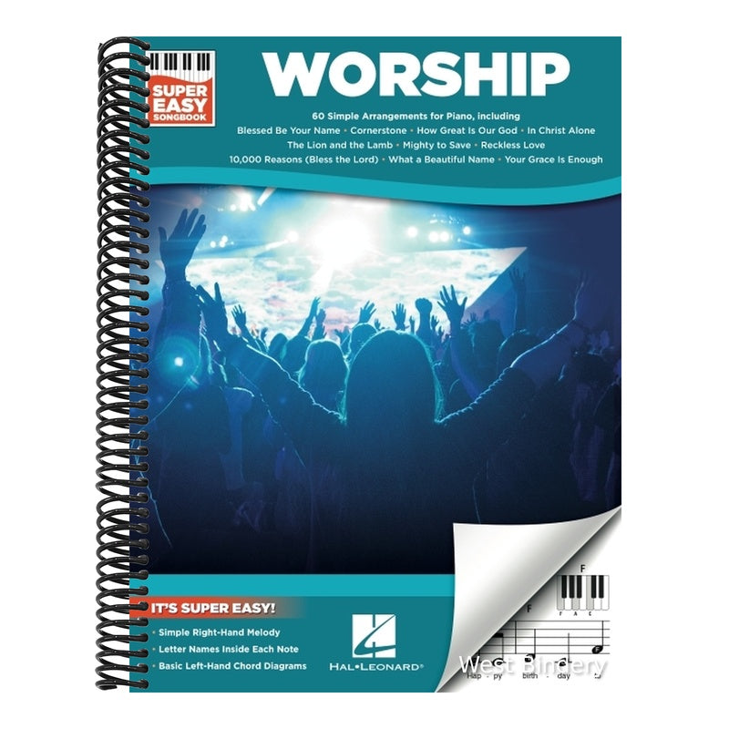 Worship Super Easy Songbook Beginner Sheet Music with Chords and Lyrics Learn 60 Worship Songs Effortlessly Simple Right-Hand Melodies for Church Home