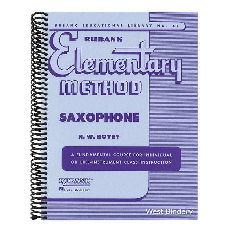 Rubank Elementary Method - Saxophone (Rubank Educational Library) - Sheet Music Saxophone Book for B