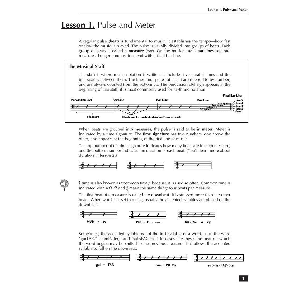 Berklee Music Theory Book 1 - 2nd Edition Book/Online Audio