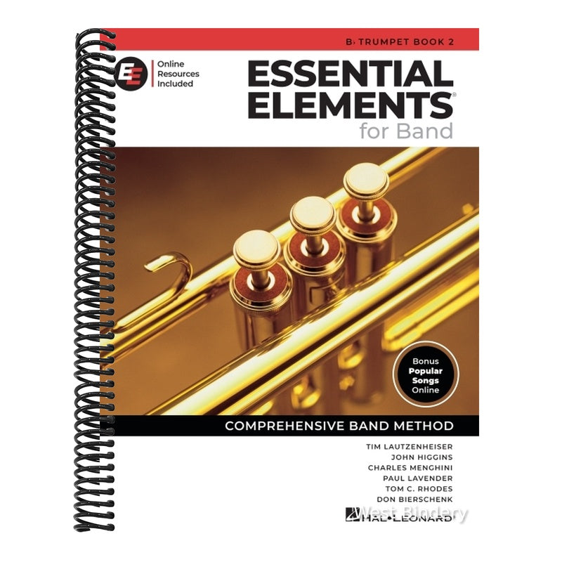 Essential Elements for Band - BB Trumpet Book 2 with Online Audio and Video