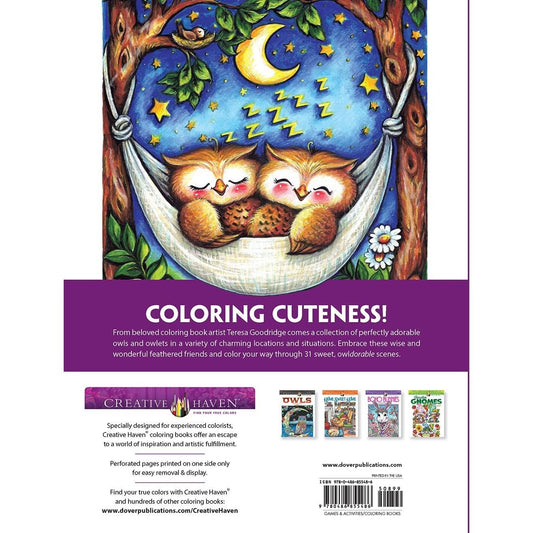 Creative Haven Owldorable Coloring Book