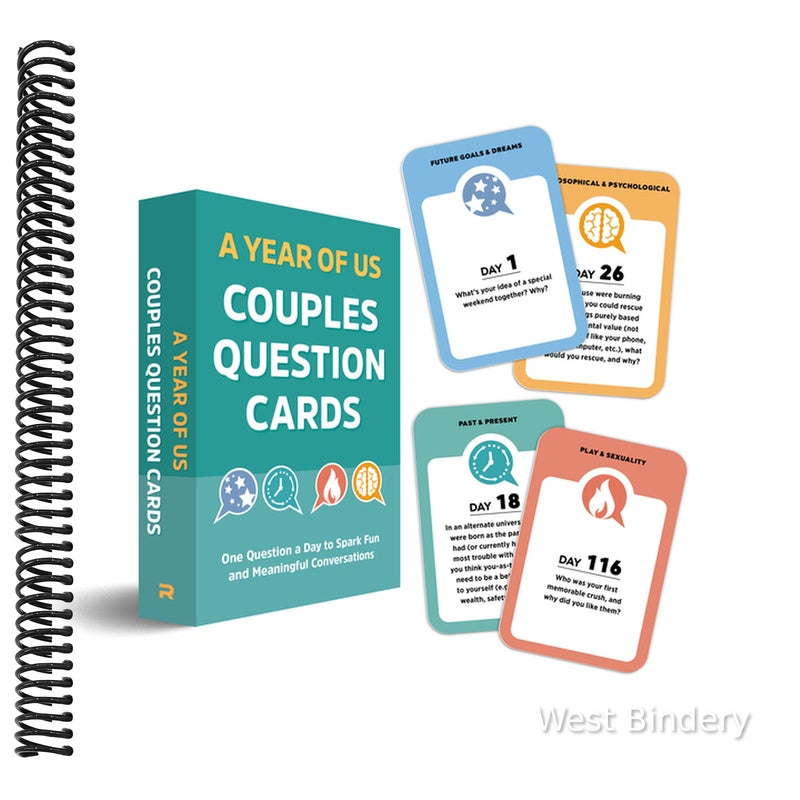 A Year of Us: Couples Question Cards: One Question a Day to Spark Fun and Meaningful Conversations