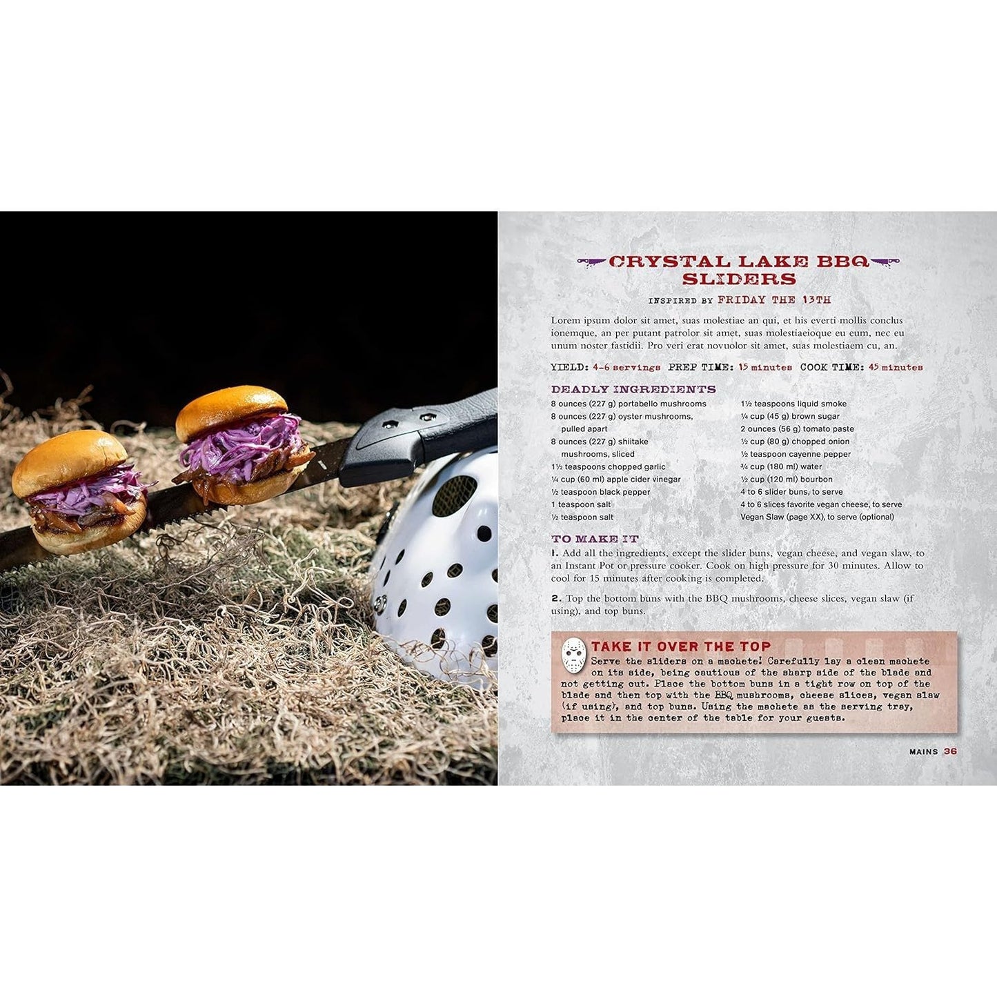 Death for Dinner Cookbook: 60 Gorey-Good, Plant-Based Drinks, Meals, and Munchies Inspired by Your Favorite Horror Films