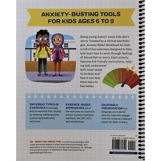 Anxiety Relief Workbook for Kids: 40 Mindfulness, Cbt, and ACT Activities to Find Peace from Anxiety and Worry (Health and Wellness Workbooks for Kids) (Spiral Bound)