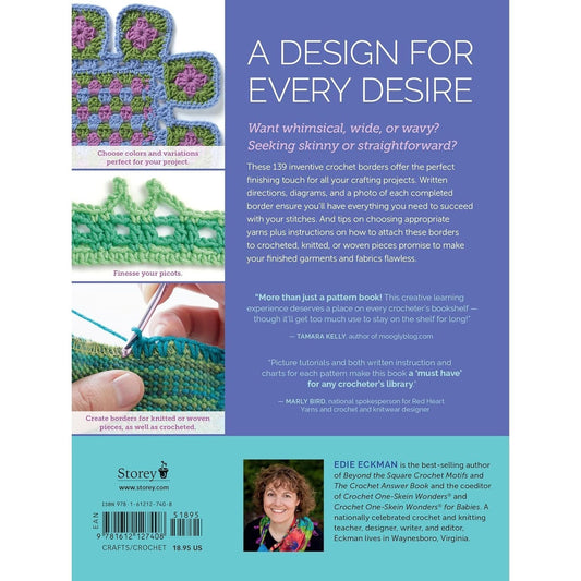 Every Which Way Crochet Borders: 139 Patterns for Customized Edgings (Spiral Bound)