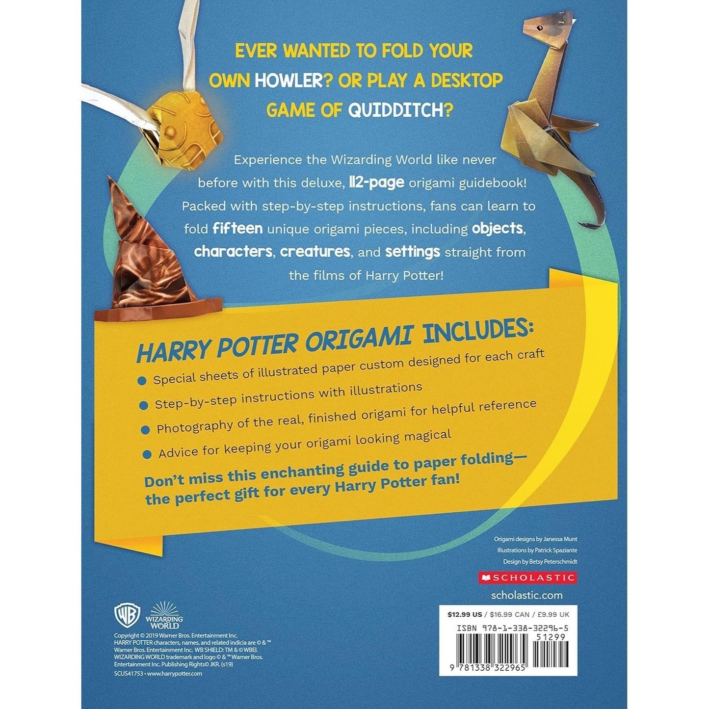 Harry Potter Origami Volume 1 (Harry Potter) (Spiral Bound)