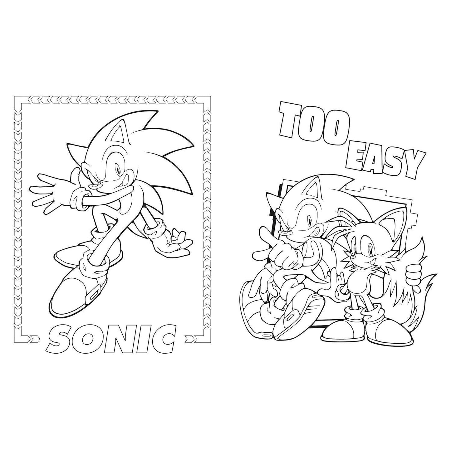 Sonic the Hedgehog: The Official Coloring Book (Spiral Bound)