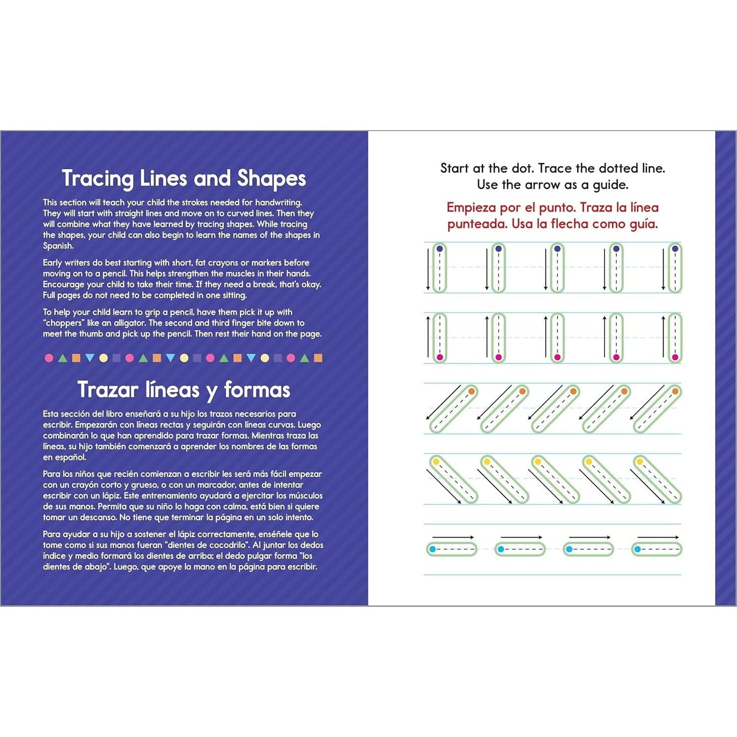My First Bilingual Learn-To-Write Workbook: English-Spanish Bilingual Practice for Kids: Line Tracing, Letters, Numbers, and More! (My First Preschool Skills Workbooks) (Spiral Bound)