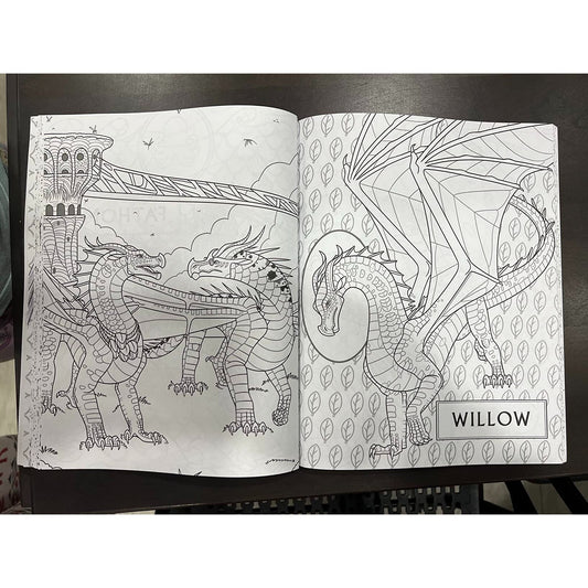Official Wings of Fire Coloring Book (Spiral Bound)