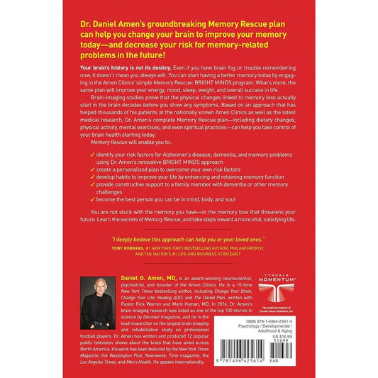 Memory Rescue: Supercharge Your Brain, Reverse Memory Loss, and Remember What Matters Most