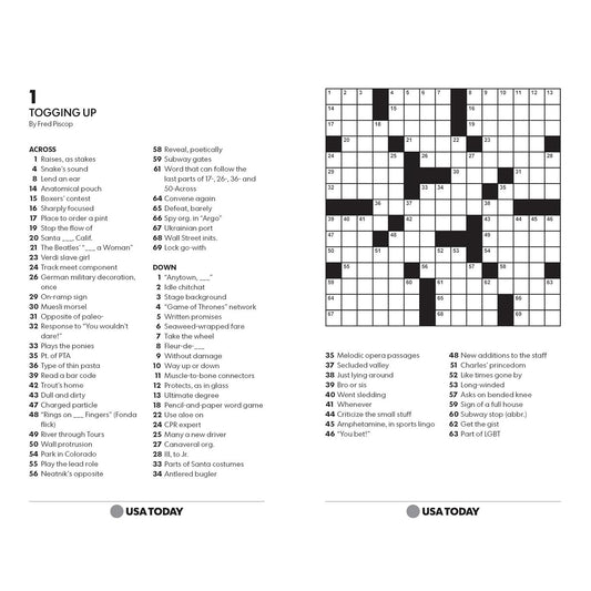 USA Today Crossword Super Challenge: 200 Puzzles