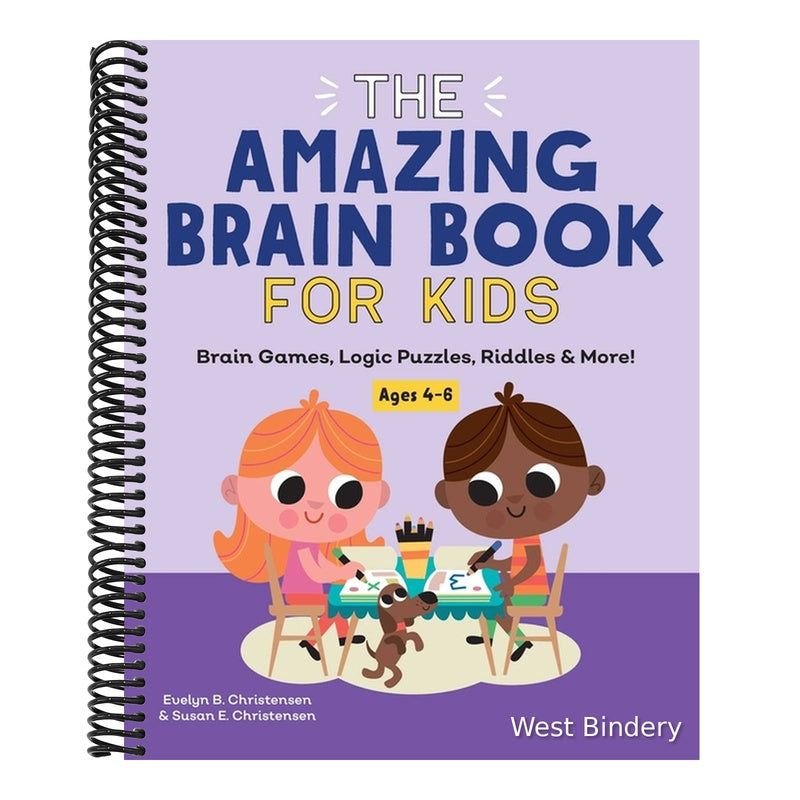 The Amazing Brain Book for Kids: Brain Games, Logic Puzzles, Riddles & More!