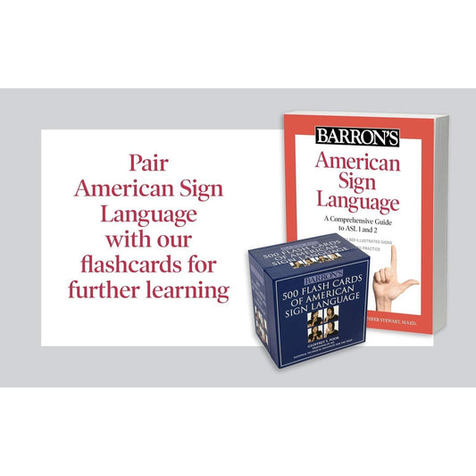 Barron's American Sign Language: A Comprehensive Guide to ASL 1 and 2 with Online Video Practice (Spiral Bound)