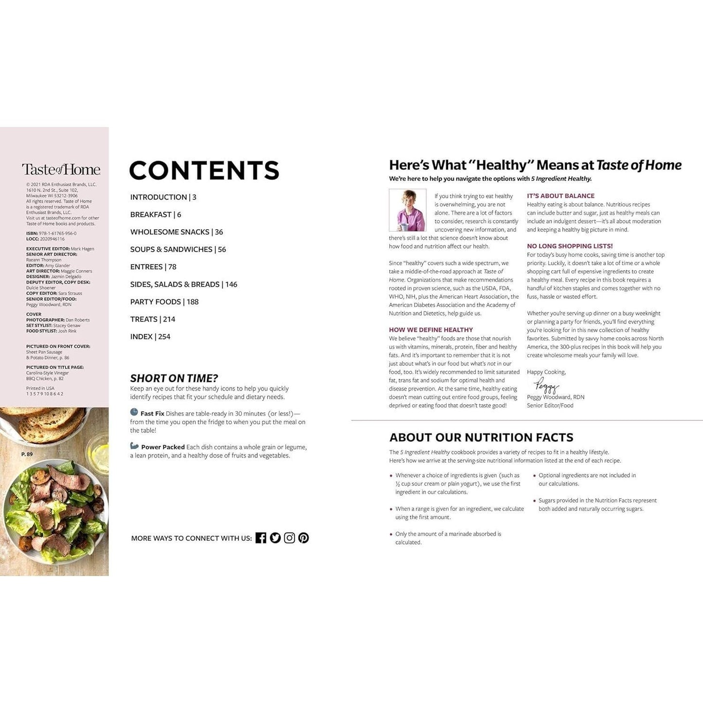 Taste of Home 5 Ingredient Healthy Cookbook: Quick and Delicious Recipes for Every Meal